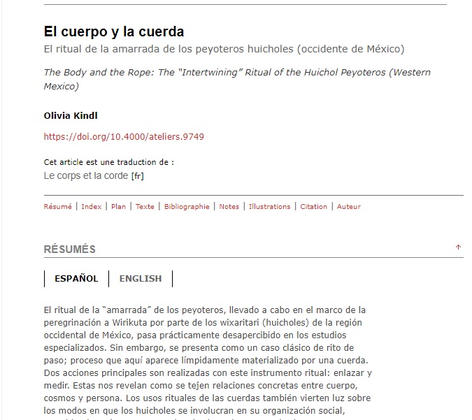 El cuerpo y la cuerda