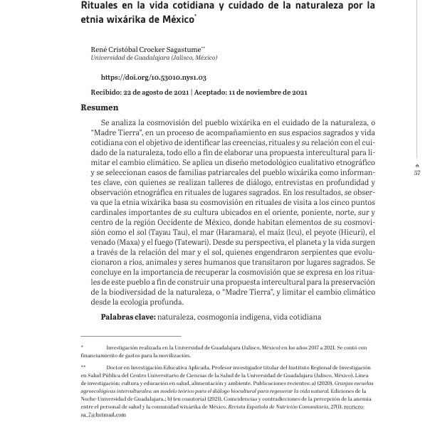 Rituales en la vida cotidiana