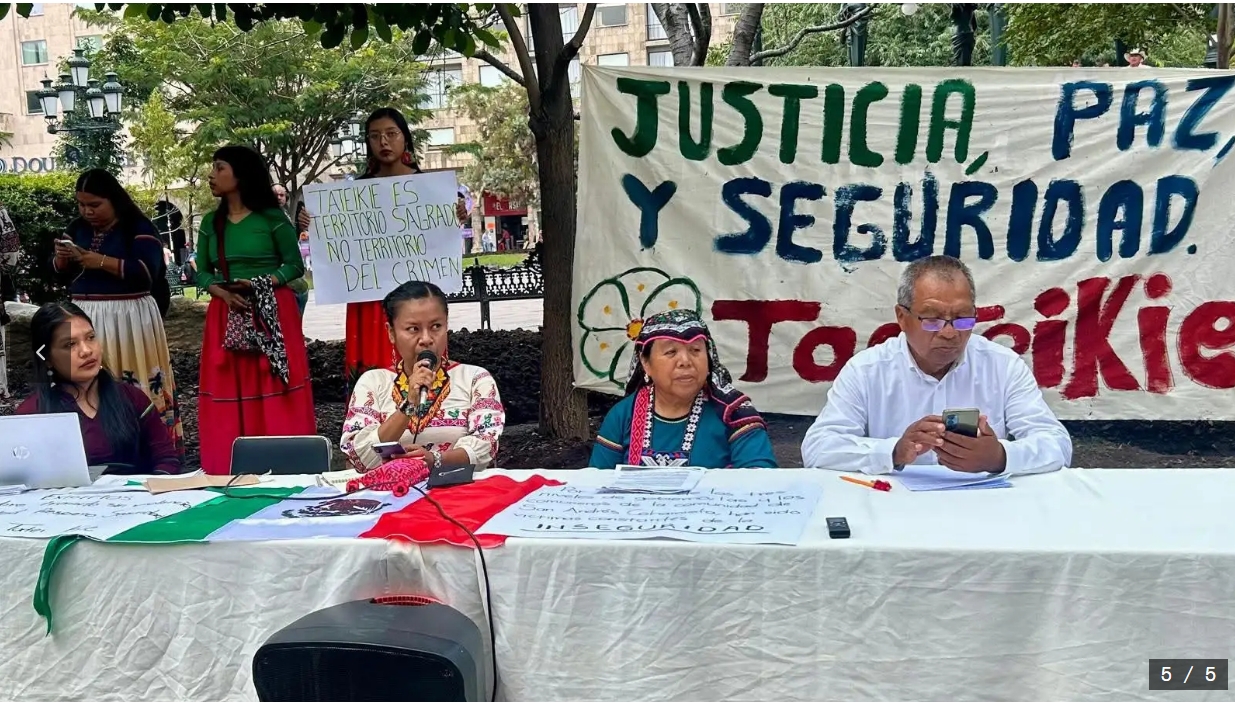 Rueda de prensa Guadalajara. Foto por Elizabeth Rivera.