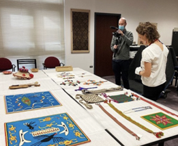 Diana Negrín at the Fowler Museum (Right)