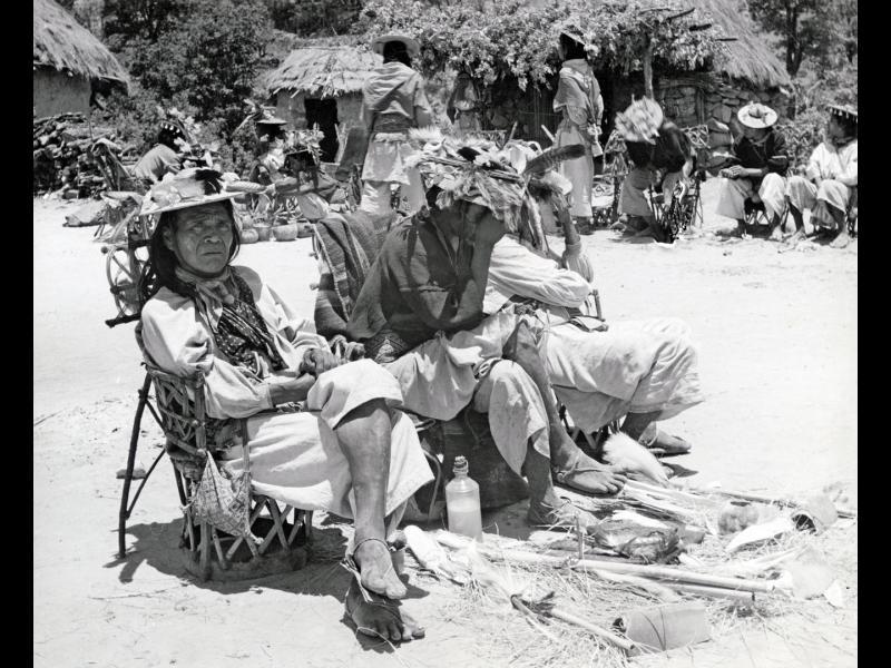 The Chanter and his seconders ~ Photograph #N30397 ~ Edwin F. Myers 1938, Courtesy of the Peabody Museum, Harvard University, Cambridge, MA.