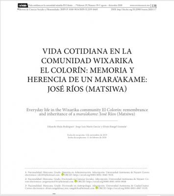 Vida Cotidiana en la Comunidad Wixárika en el Colorín