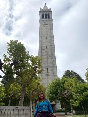 Zulema de la Cruz Campanile UC Berkeley