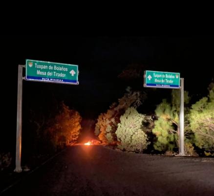 Bloqueo de carretera Bolaños