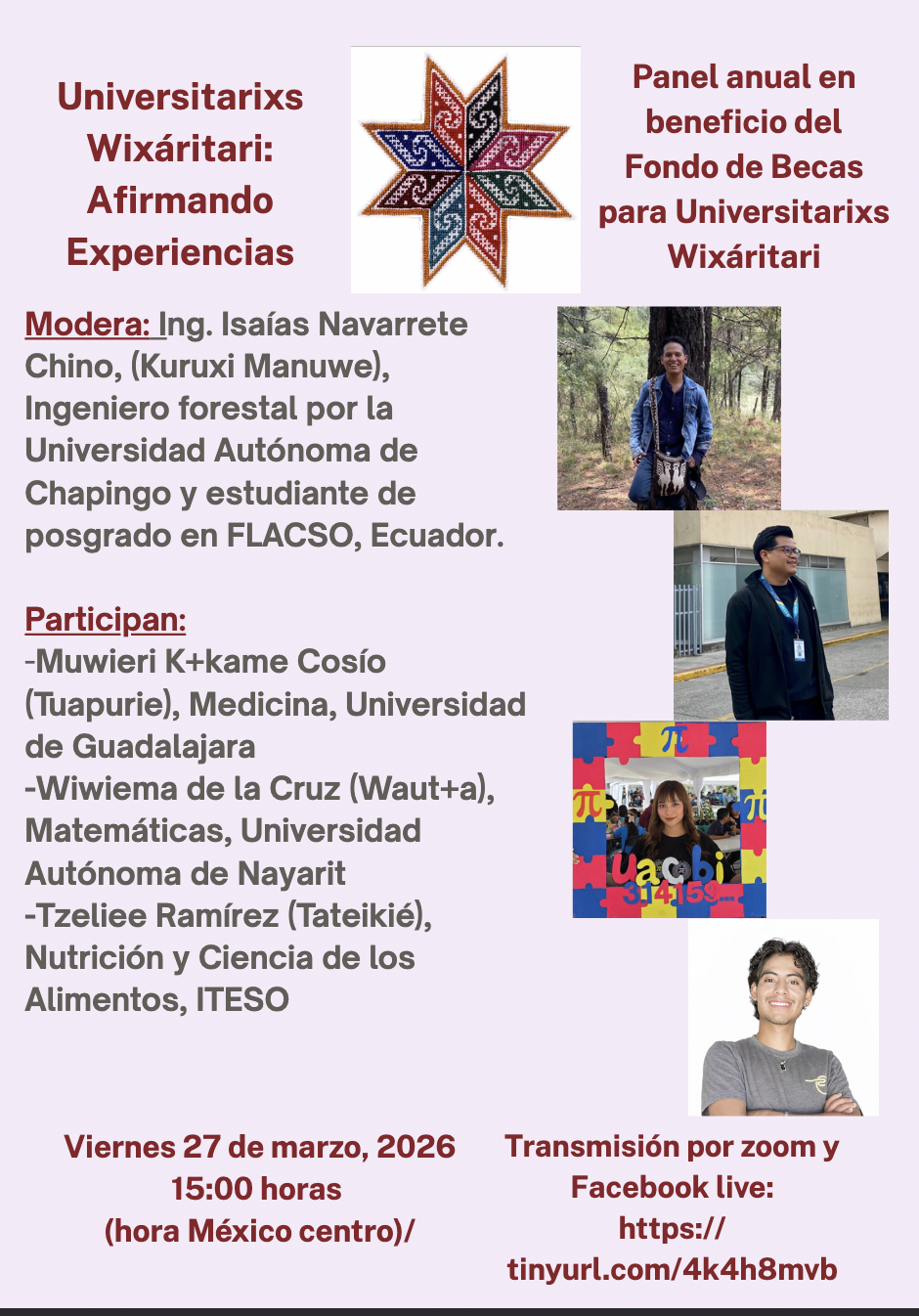 Panel de estudiantes